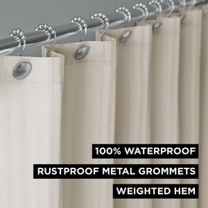 Fabric shower Curtain